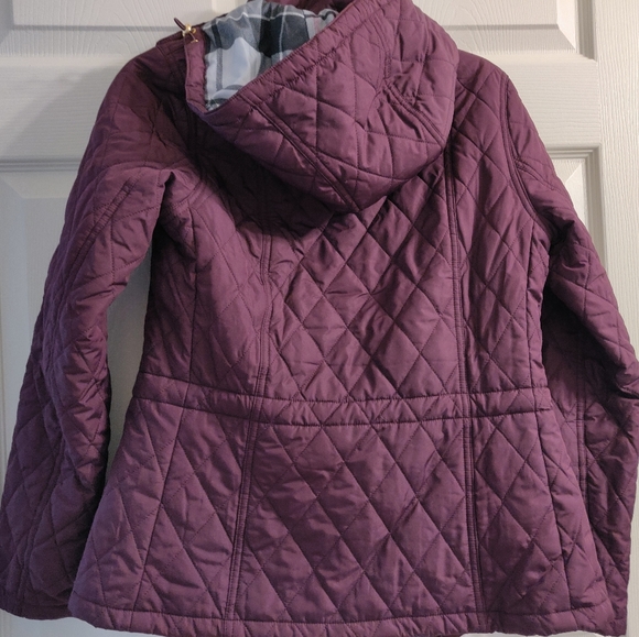 Barbour Millfire Diamond Hooded Jacket - Picture 3 of 4